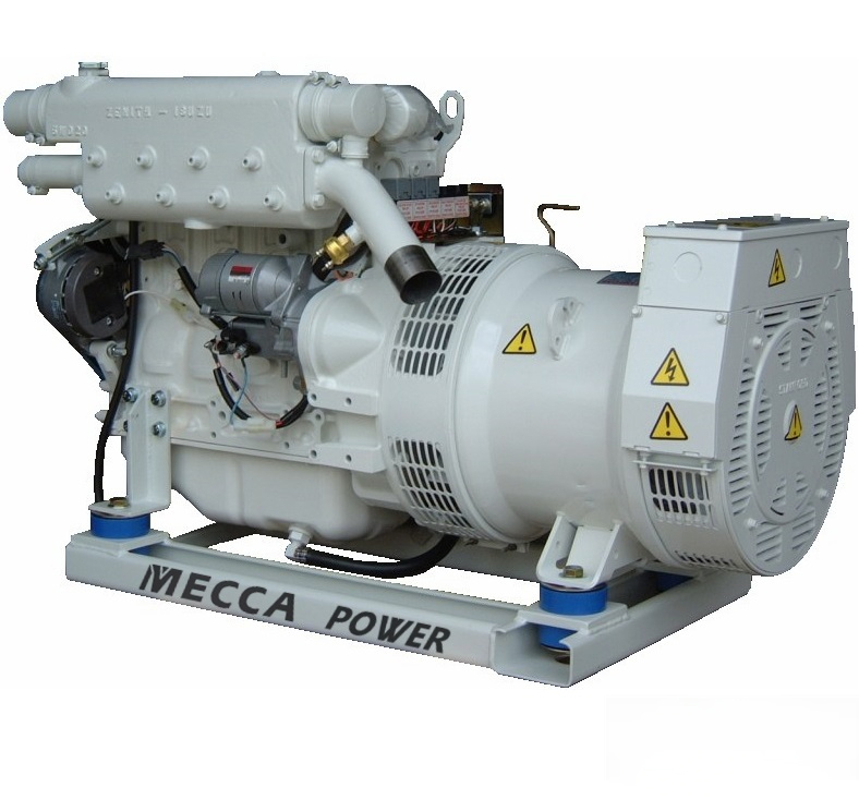 Дизельный генератор судового двигателя Cummins KTA19-M3 мощностью 373 кВт BV